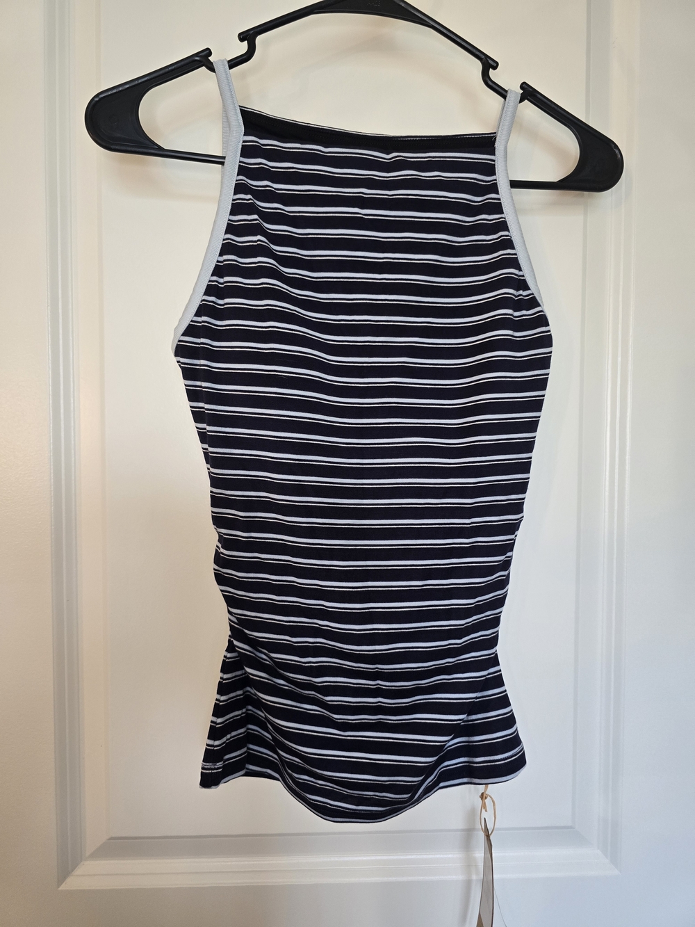 OGL 2Pcs Set Striped Spaghetti Bra Top & Low Rise Striped Midi Skirt - Picture 6 of 12
